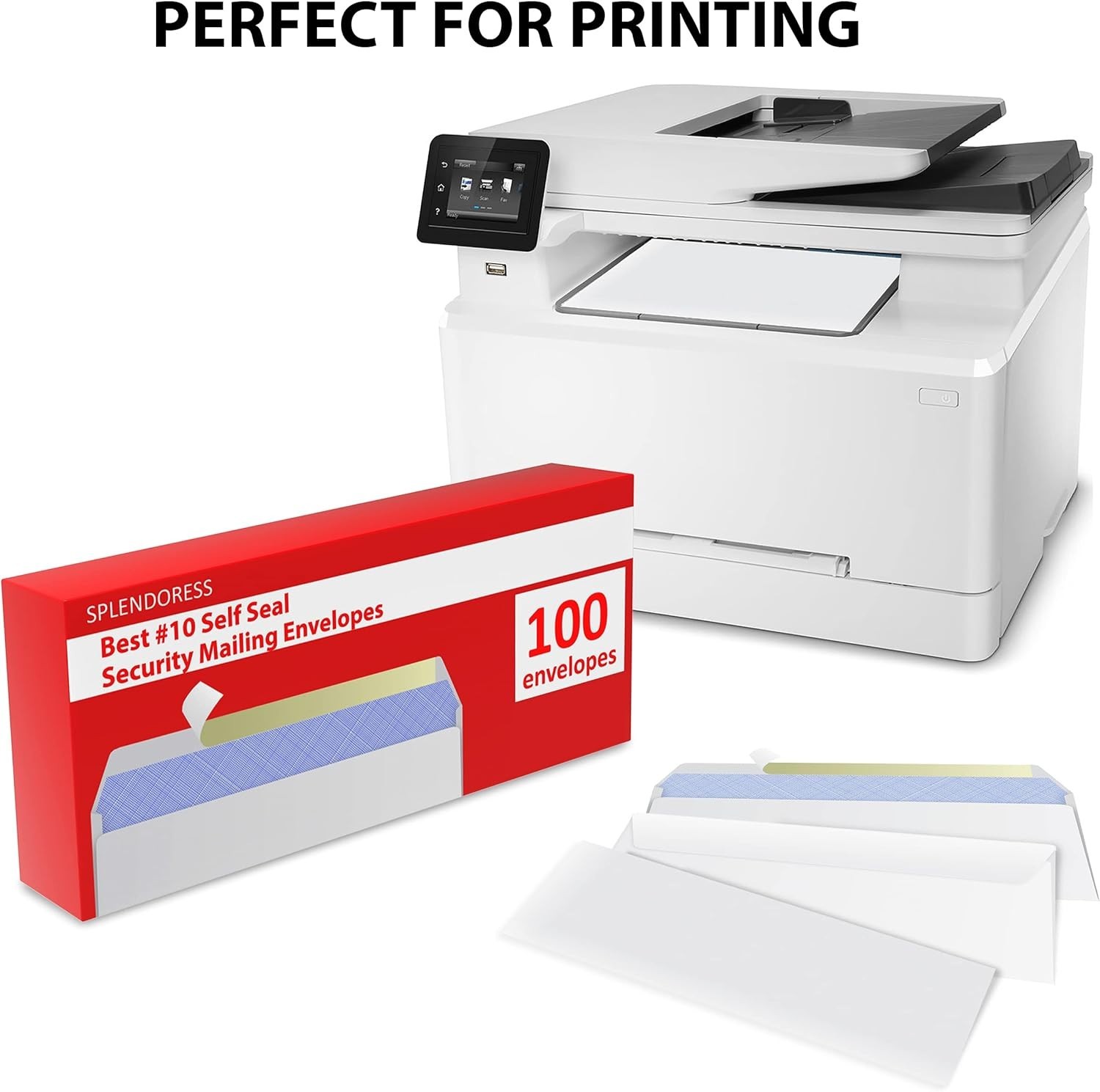 100 Self-Seal Windowless Security Envelopes – Perfect for Everyday Mailing Needs