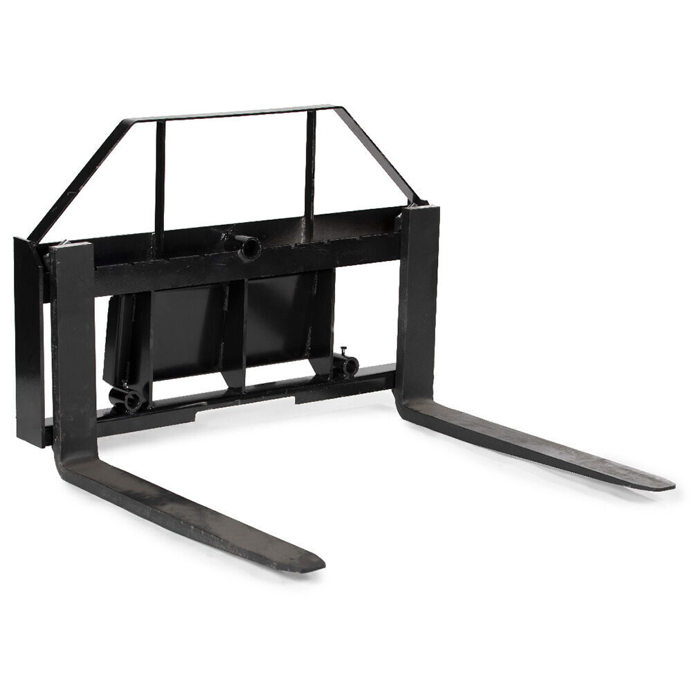 Titan Attachments Mini Skid Steer Pallet Fork Attachment, 48″ Fork Blades