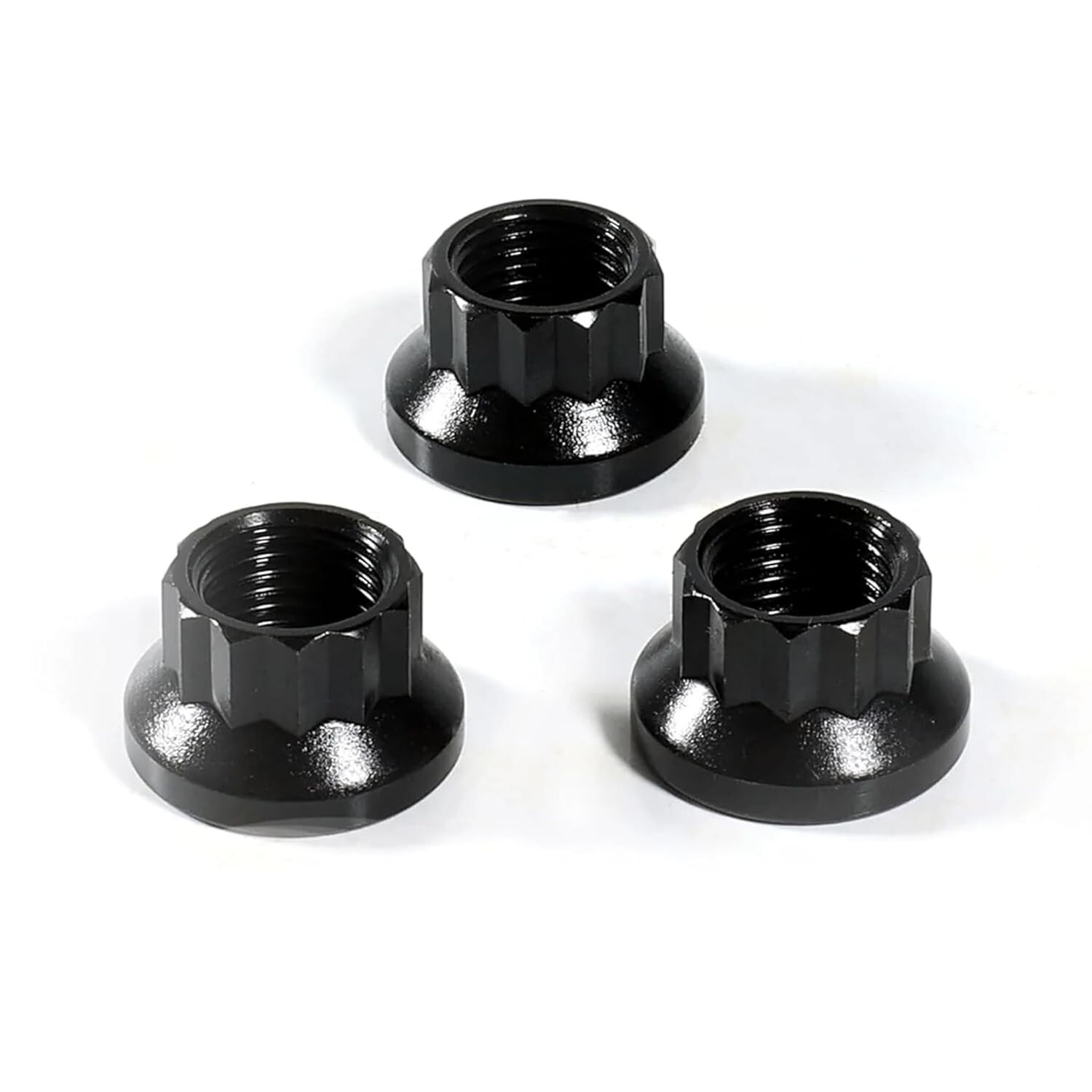 Torx Metric 12-Point Nuts M12x1.25 14mm Socket 3pcs Universal Fasteners