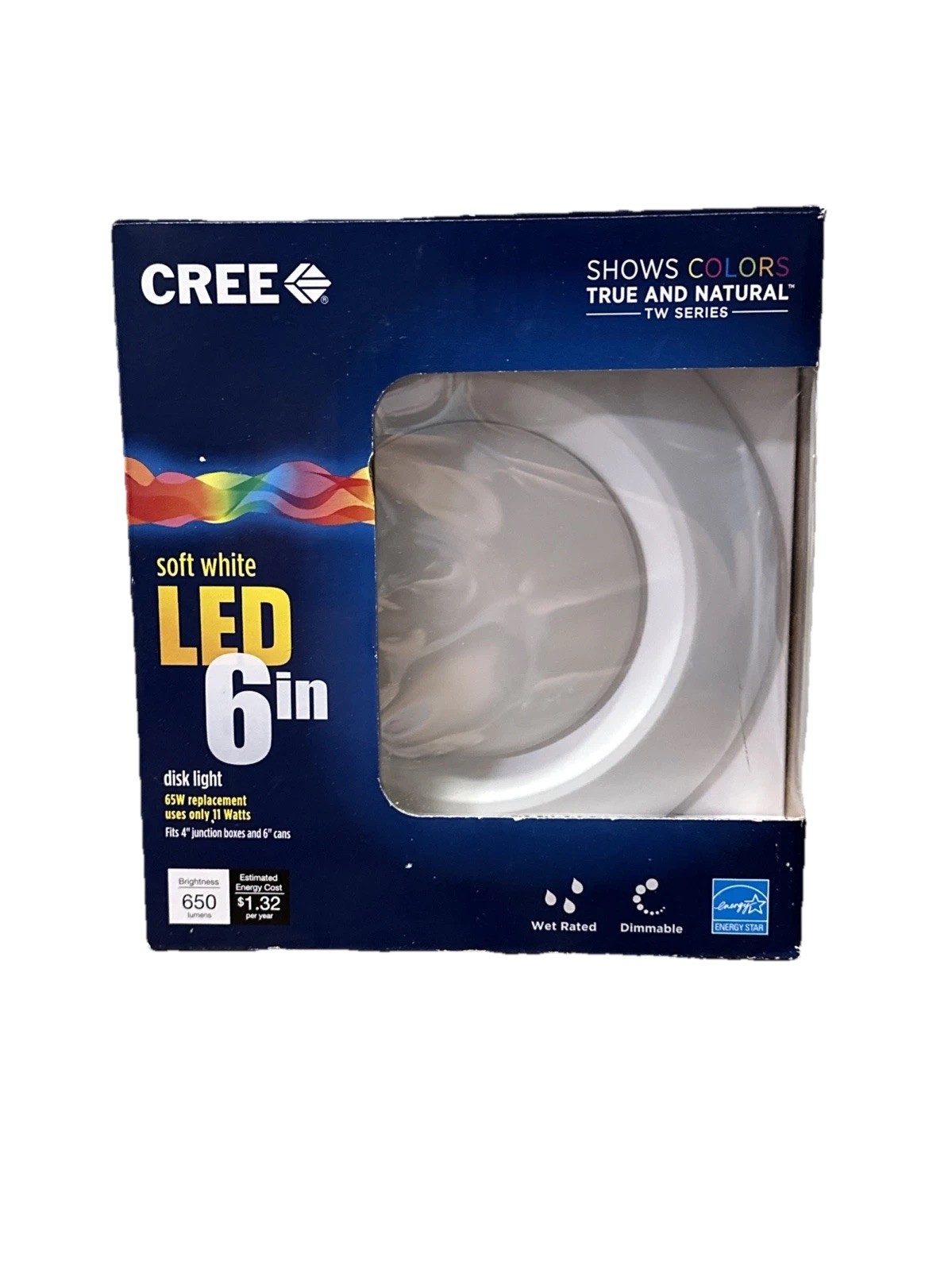 Cree Day Light Led 6″ Recessed Downlight 65 Watts Dimmable Indoor