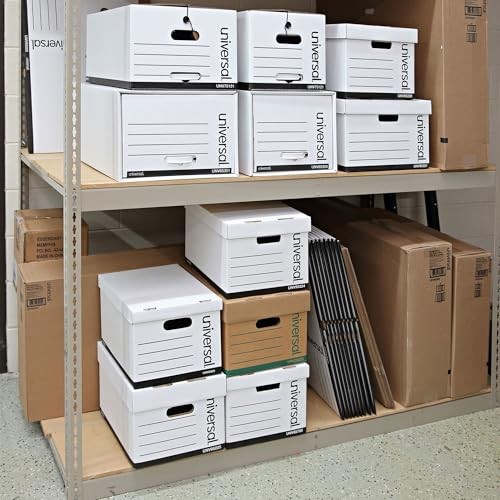 UNIVERSAL HEAVY-DUTY FAST ASSEMBLY LIFT-OFF LID STORAGE 95224 – WHITE