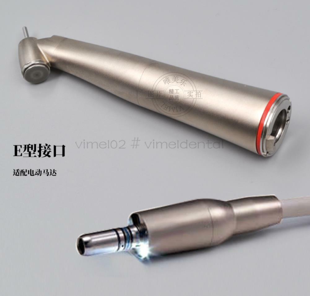45 Degree Dental Contra Angle with led light surgical handpiece 1:4.2 Increasing