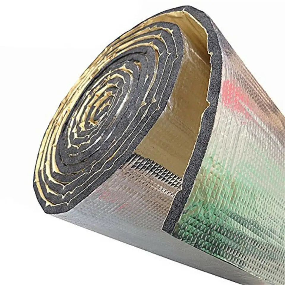 10mm VEHICLE Heat Shield Thermal Insulation SOUND Deadener MAT FIRE PROOF 4X4