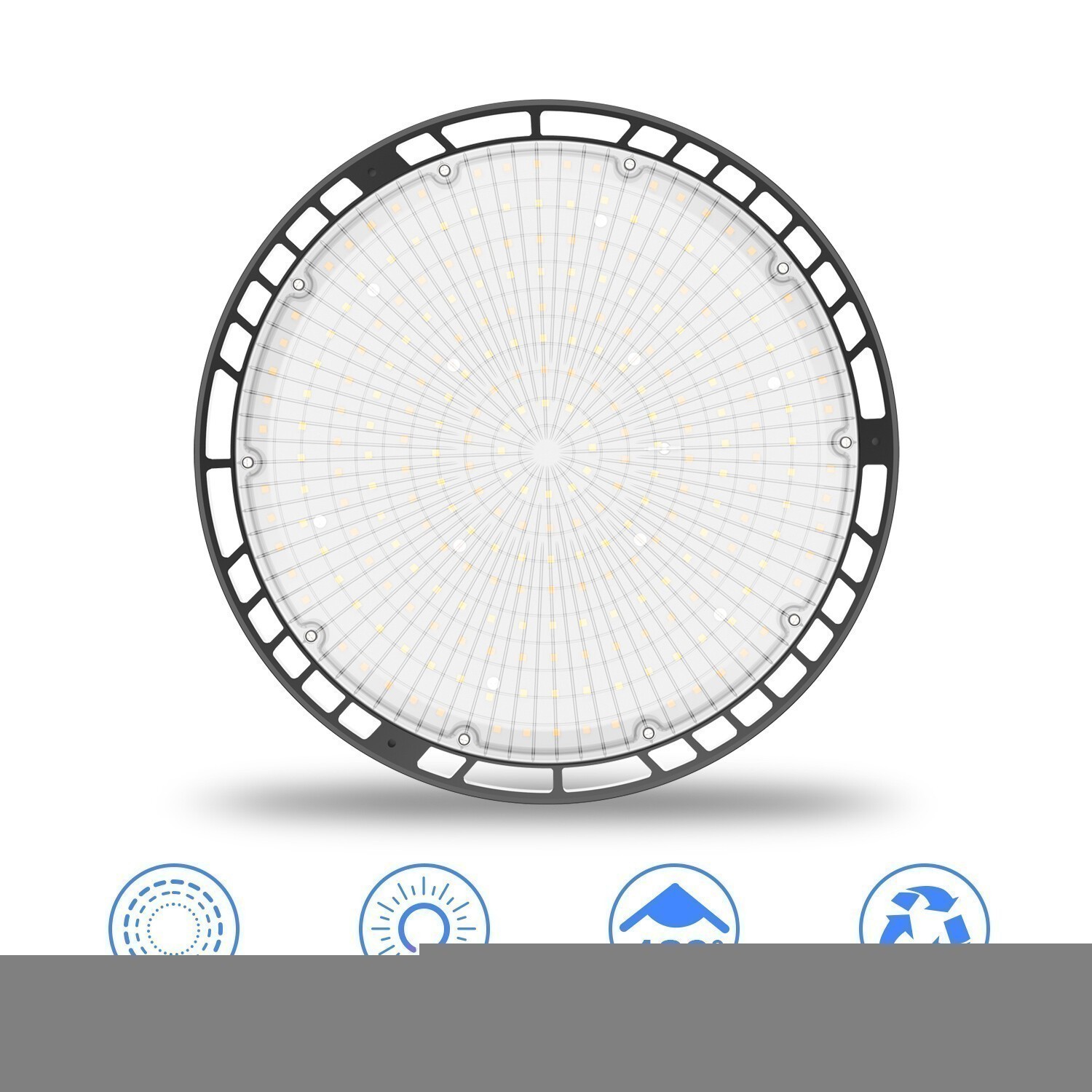 240W UFO LED High Bay Light Industrial Warehouse Factory Lamp 4500-5700K Fixture