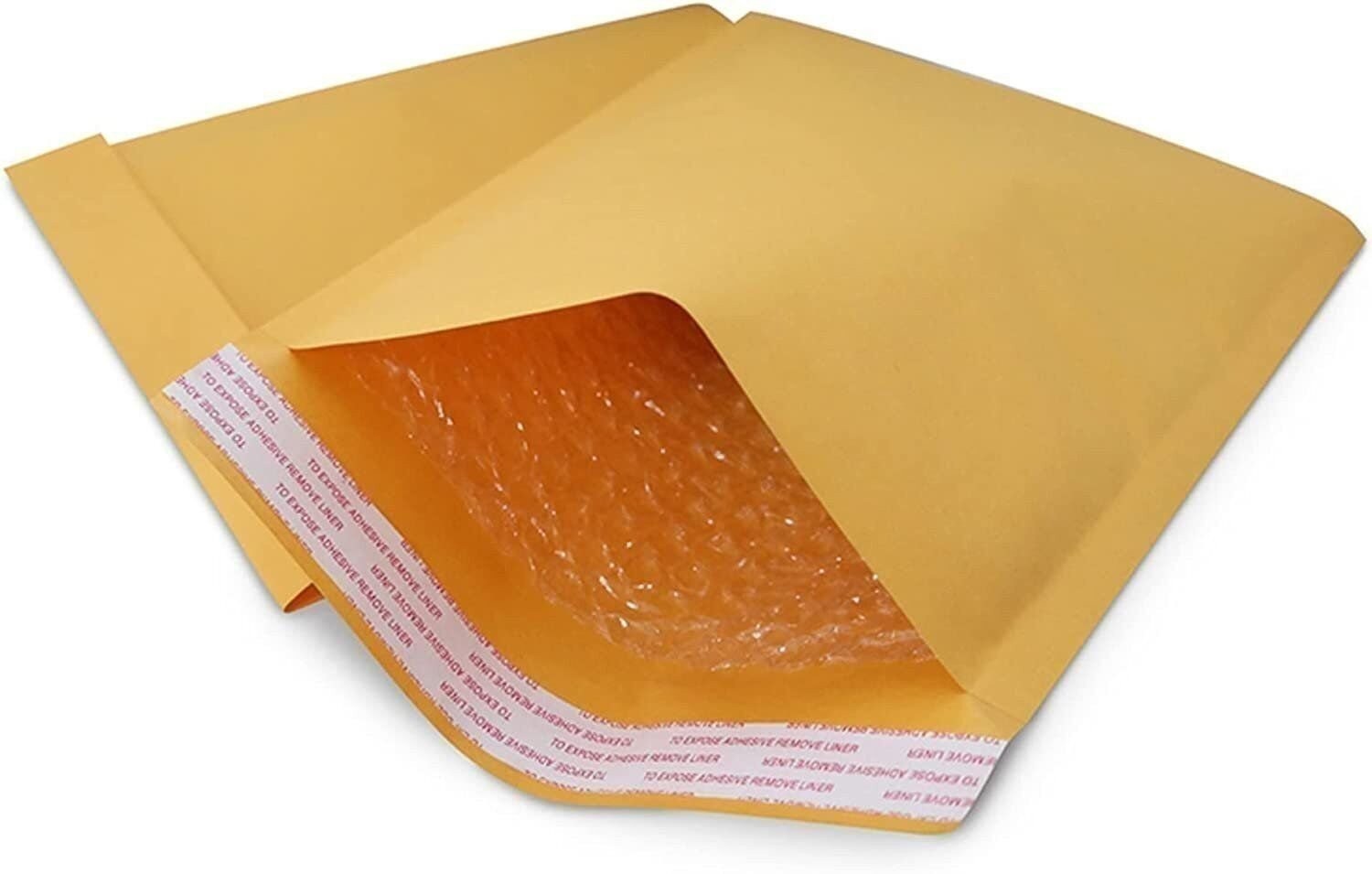 1000 #000 4×8 Kraft Paper Bubble Padded Envelopes Mailers Shipping Case 4″x8″