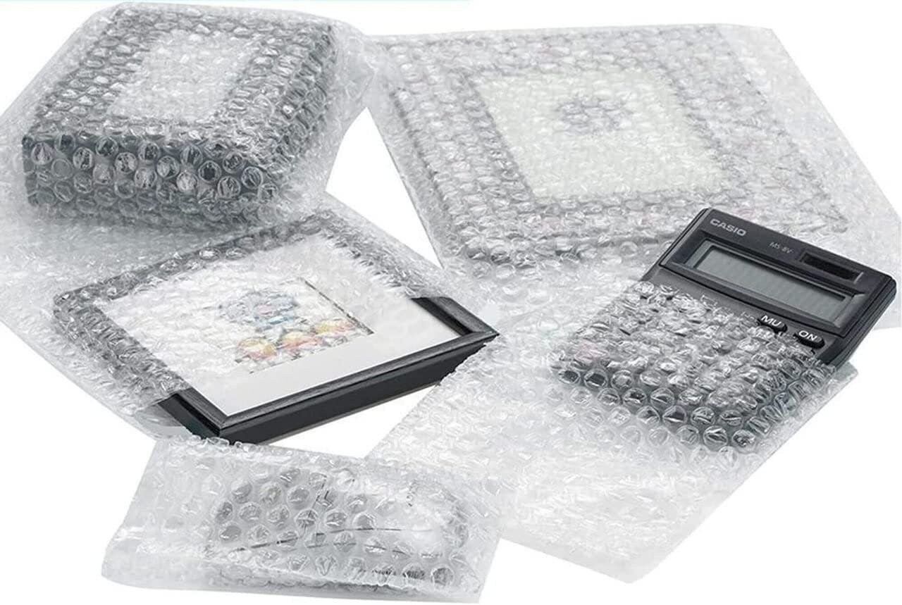 250 – 4×7.5 Bubble Out Pouches Bags Wrap Cushioning Self Seal Clear 4″ x 7.5″