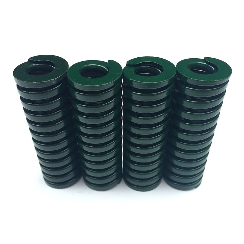 Green Heavy Load Duty Compression Die Spring TH Mould Spring OD 8-40mm ID 4-20mm