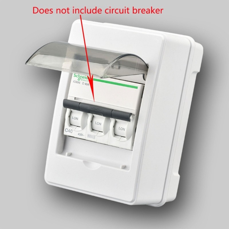 Circuit Breaker Box 4.72×2.95in 2-3 Way Junction Box Indoor Distribution Box