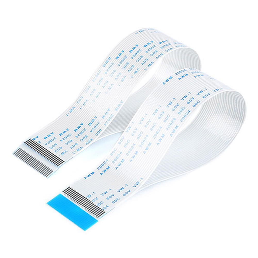 6 Pin FFC/FPC Flexible Flat Cable Ribbon Pitch 0.5mm AWM 20624 Length 50-3000mm