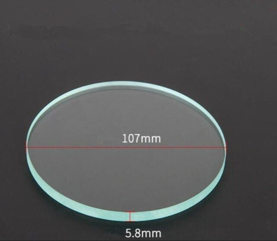 Dia.107mm/164mm/262mm Microscope Transparent Glass Plate for Nikon Stage 1PC