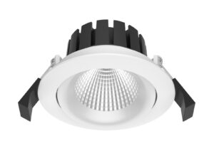 LED COB Gimbal Downlight - 10W - 82-88mm Cut Out - 3000K