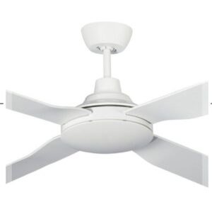 Discovery II 1220mm 4 Blade ABS Ceiling Fan Only White